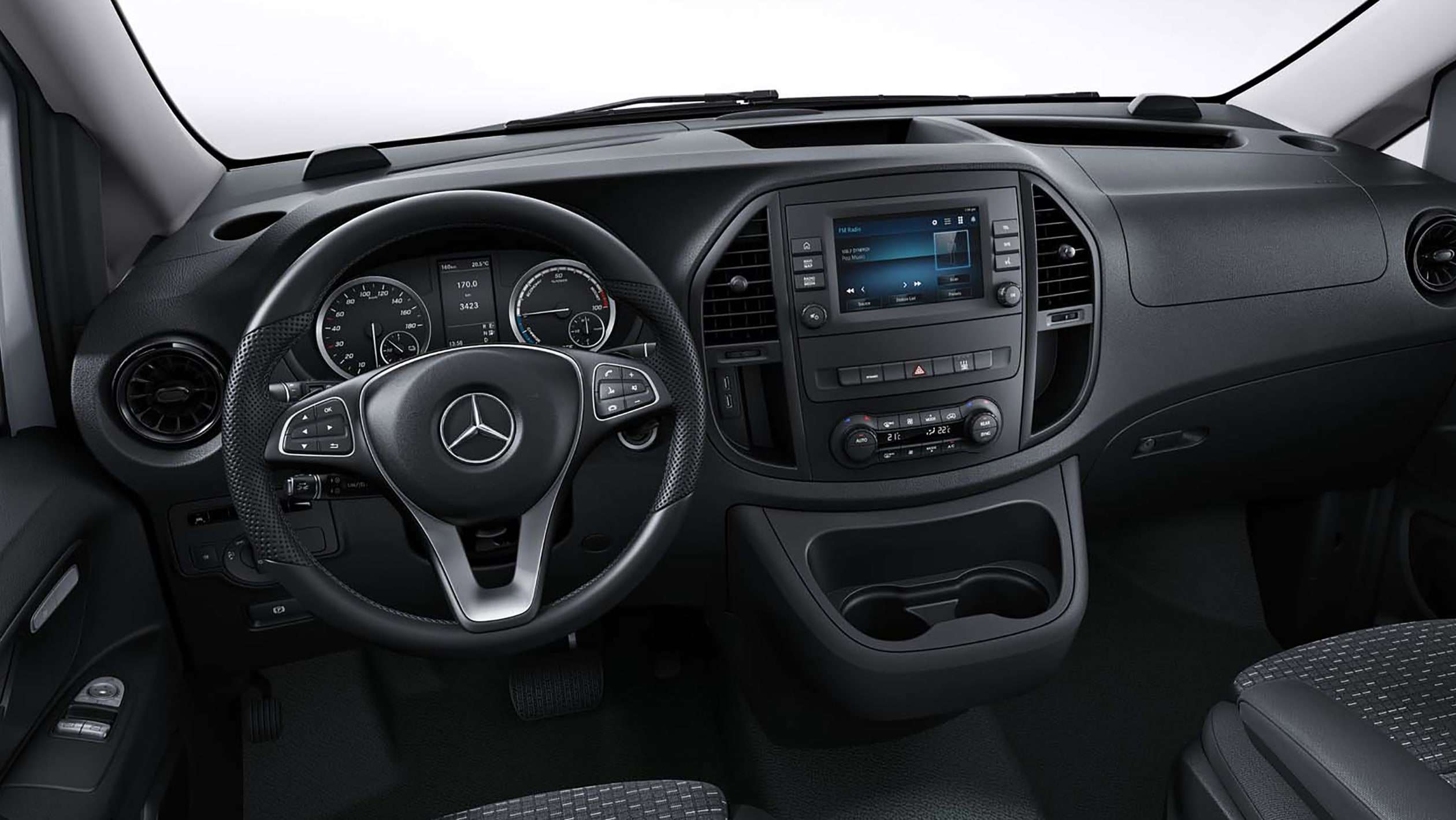 Mercedes eVito van - Dash