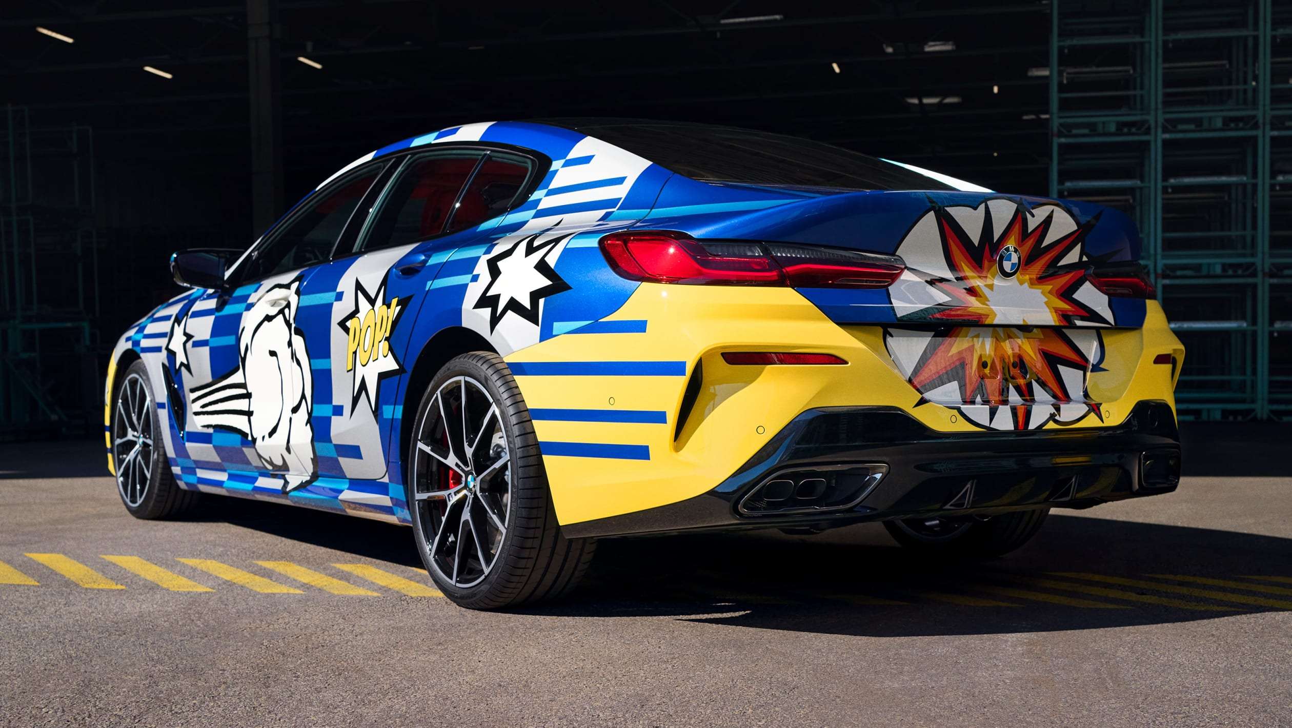 BMW 8 Series X Jeff Koons - rear