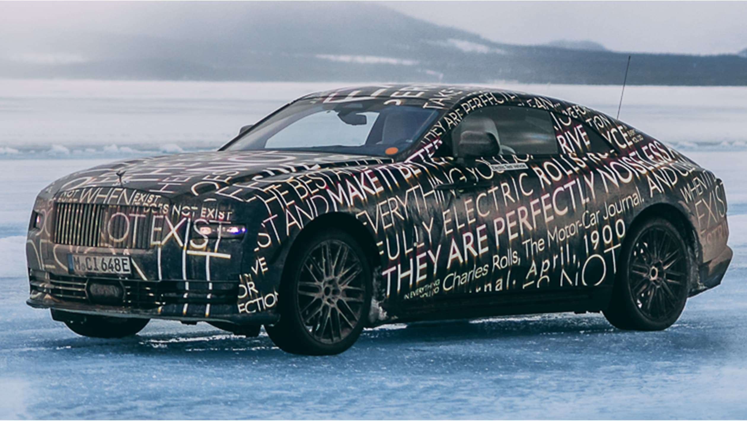 Rolls Royce Spectre winter testing - 4