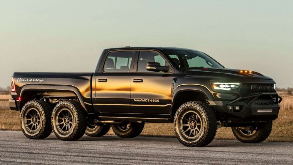 Hennessy Mammoth 6×6 показан как чудовищный шестиколесный автомобиль мощностью 1012 л.с.
