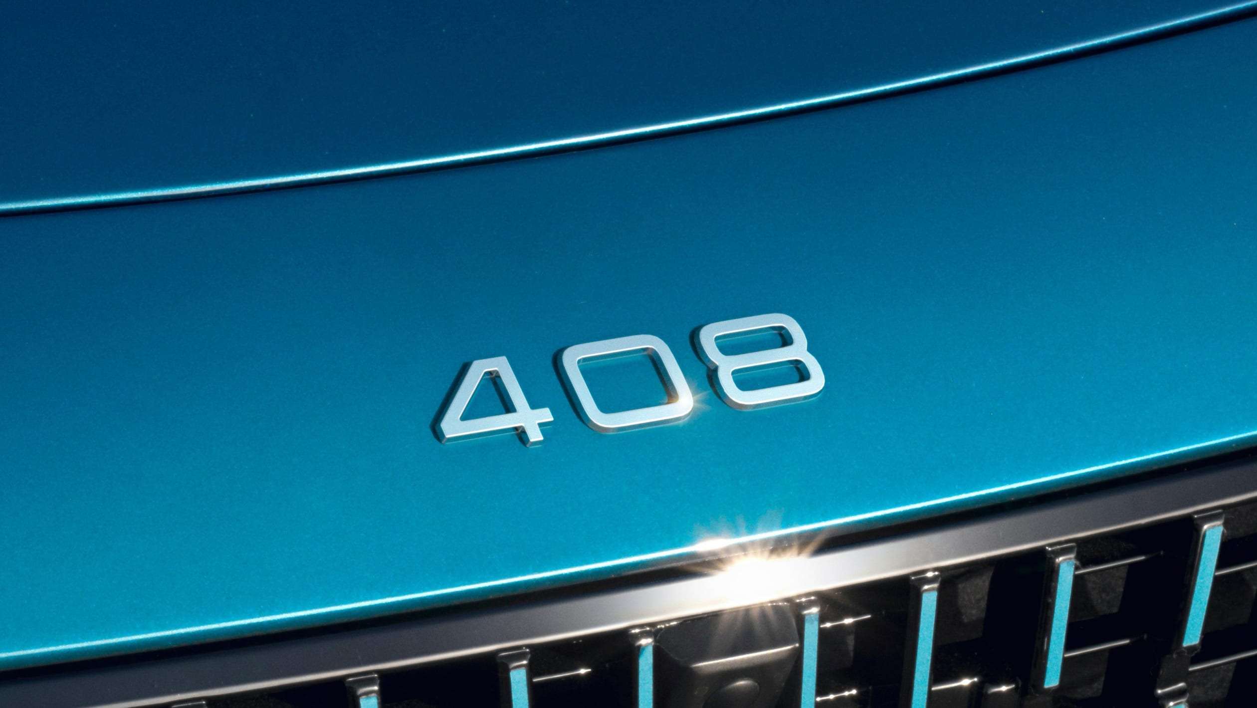 Peugeot 408 badge teaser