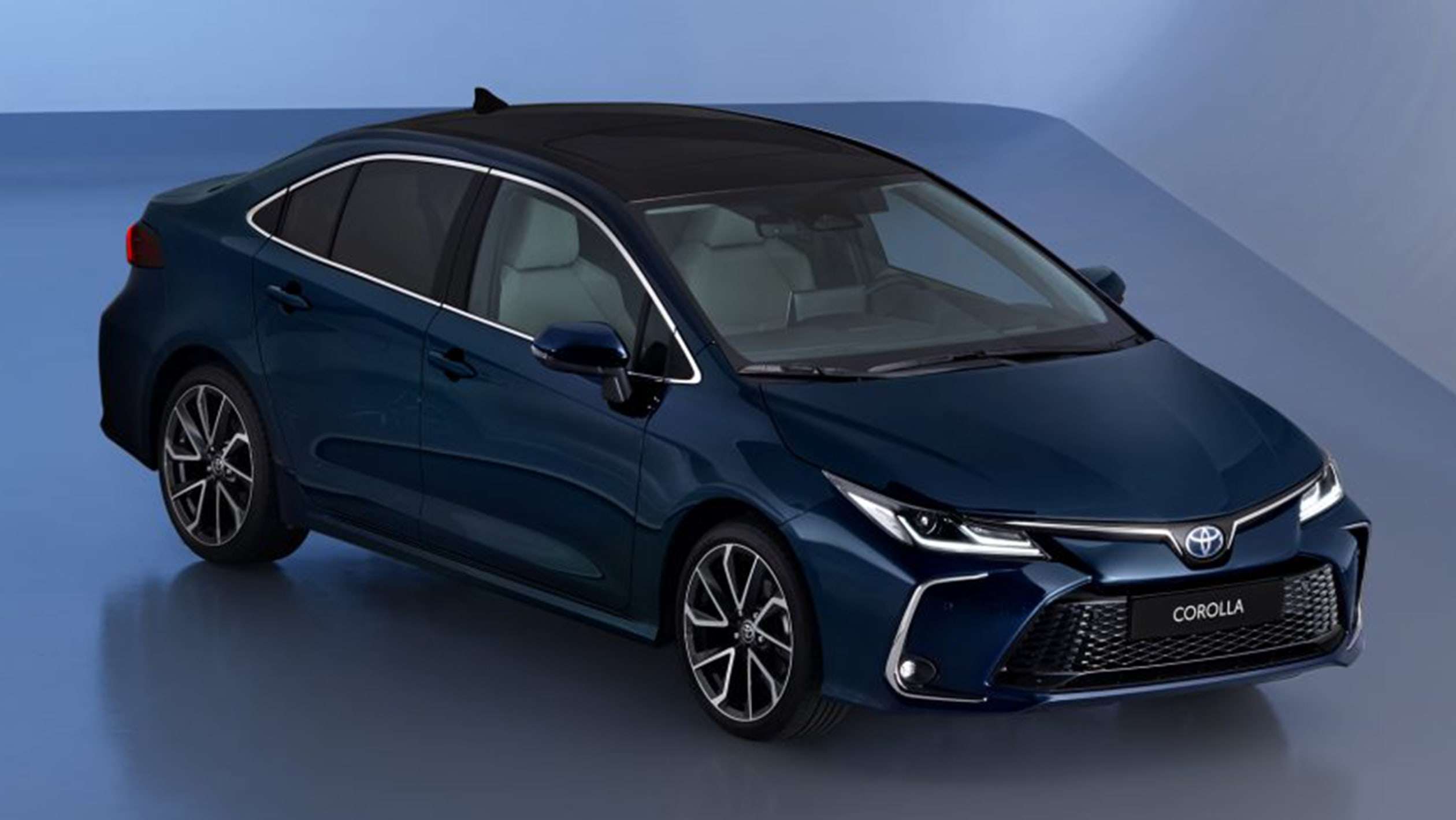 2023 Toyota Corolla Saloon 3D render - front