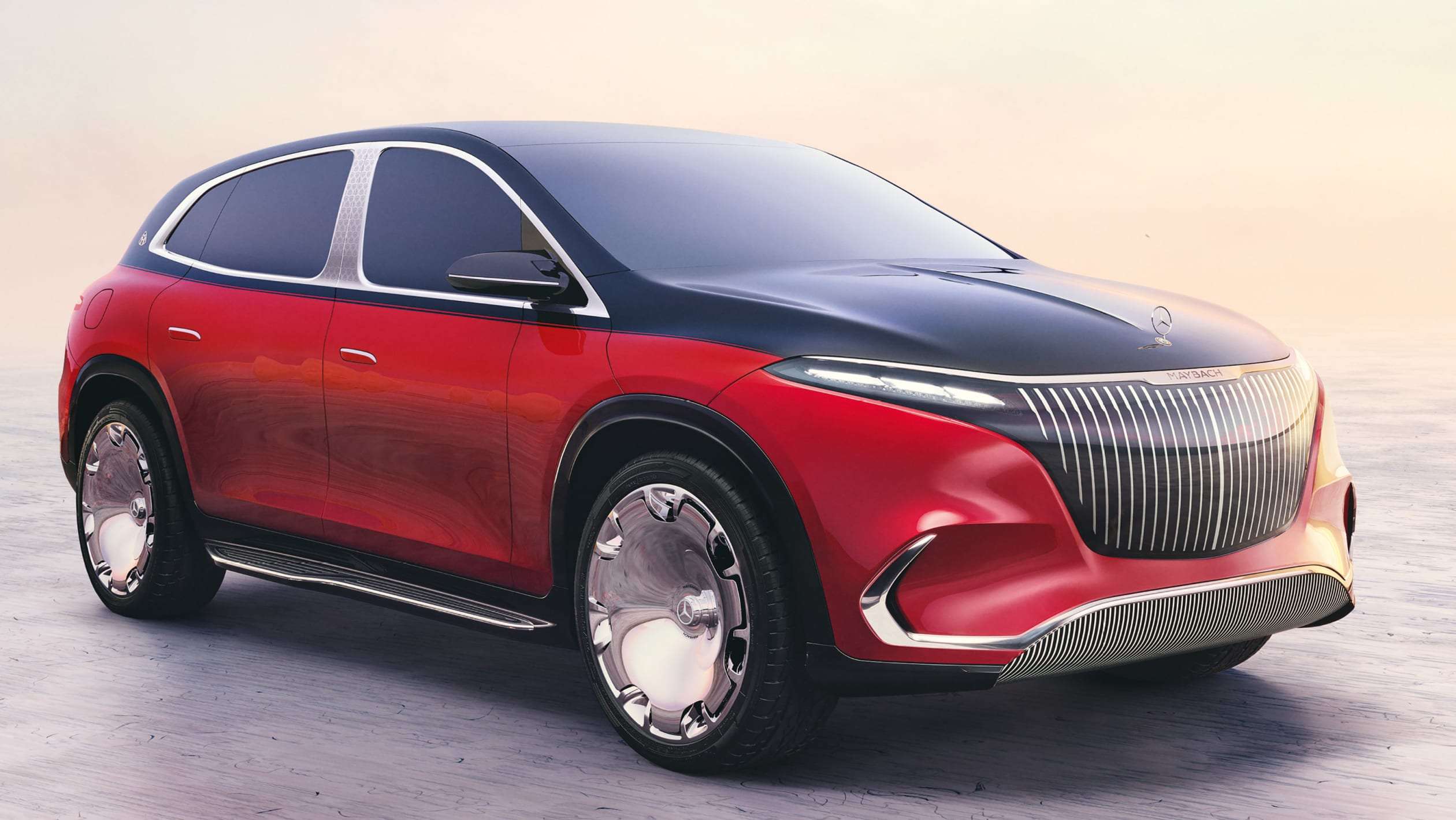Mercedes-Maybach EQS SUV - front/side