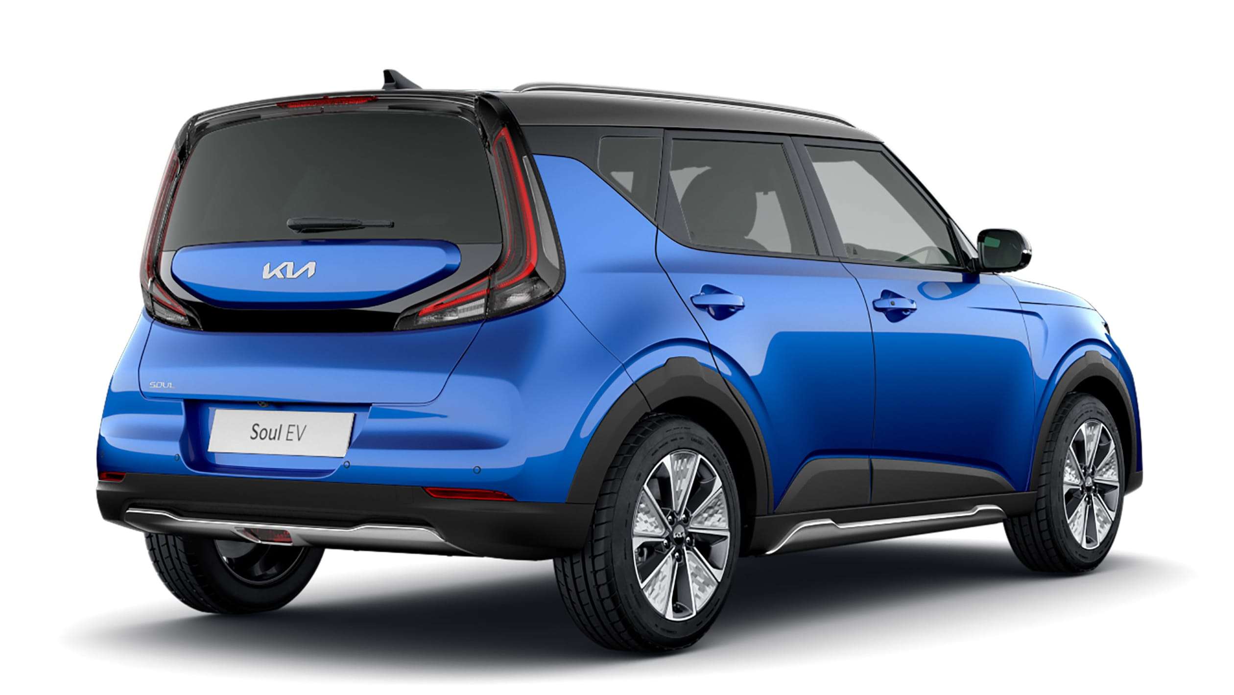 Kia Soul EV - blue rear