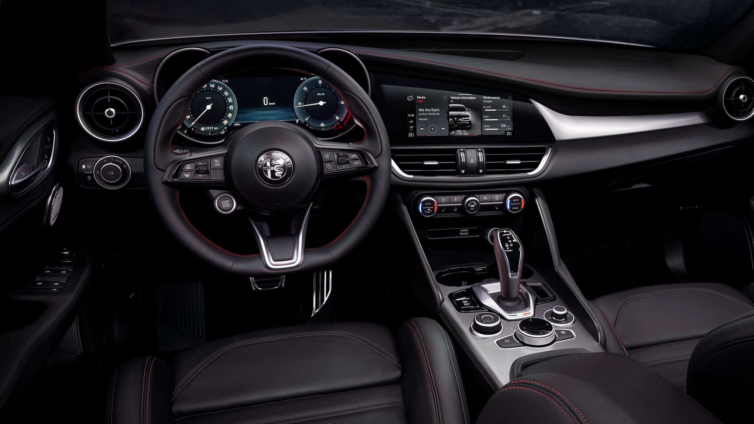 Alfa Romeo Giulia facelift - Dash