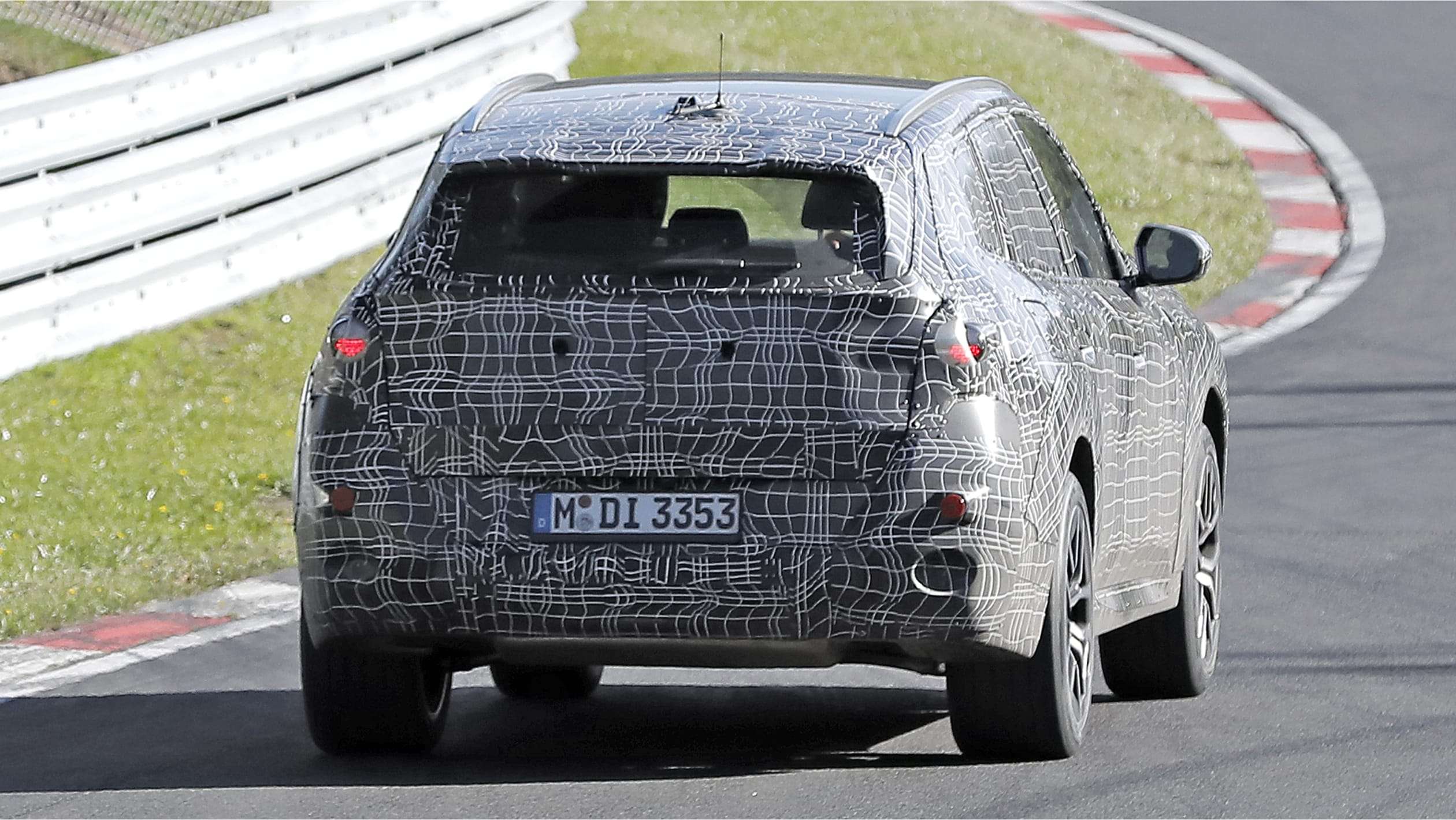 BMW X3 Nurburgring testing - rear