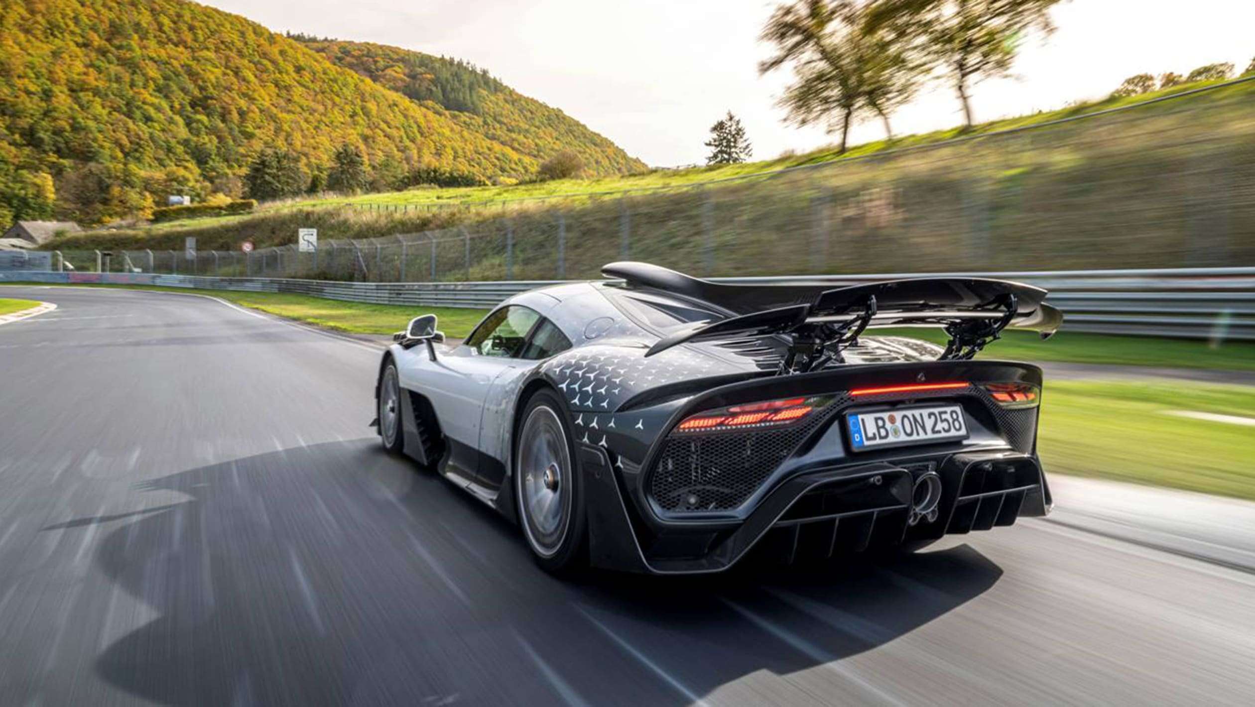 Mercedes AMG-One at Nurburgring - rear