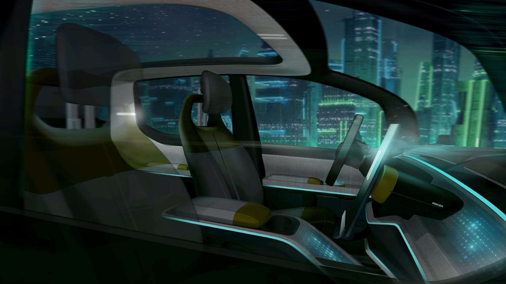 Fisker PEAR - interior render