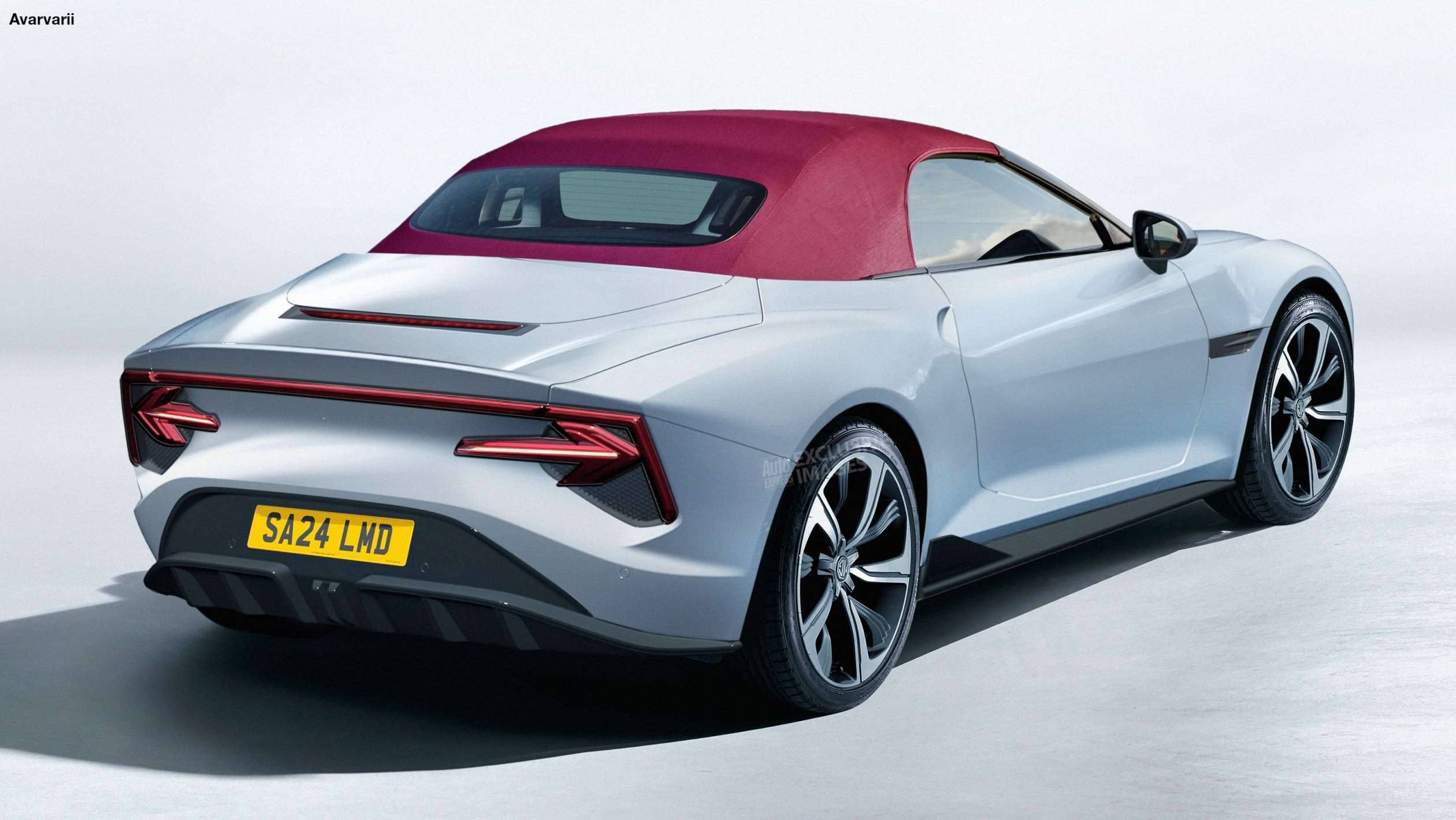 MG roadster exclusive image - rear