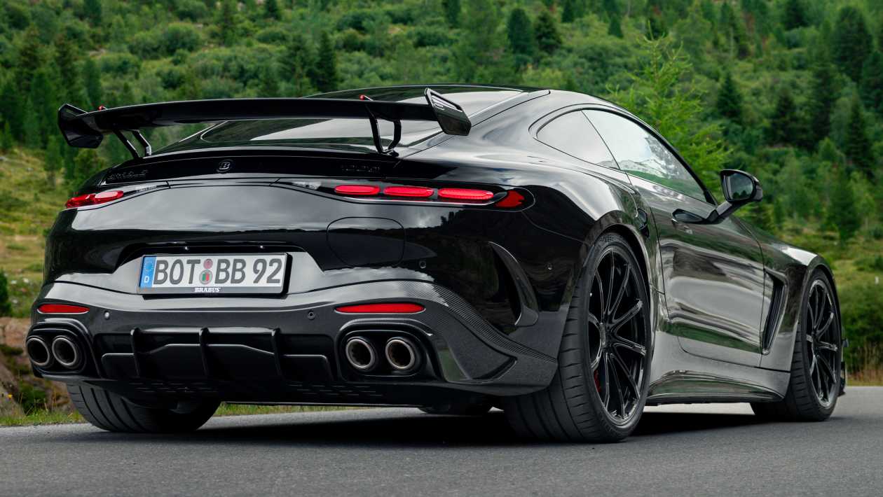 BRABUS 1000 GT63 E Performance - наружная статическая задняя часть 3/4