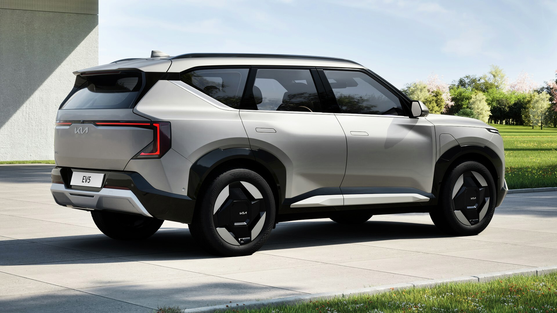 Kia EV5 - задняя статика