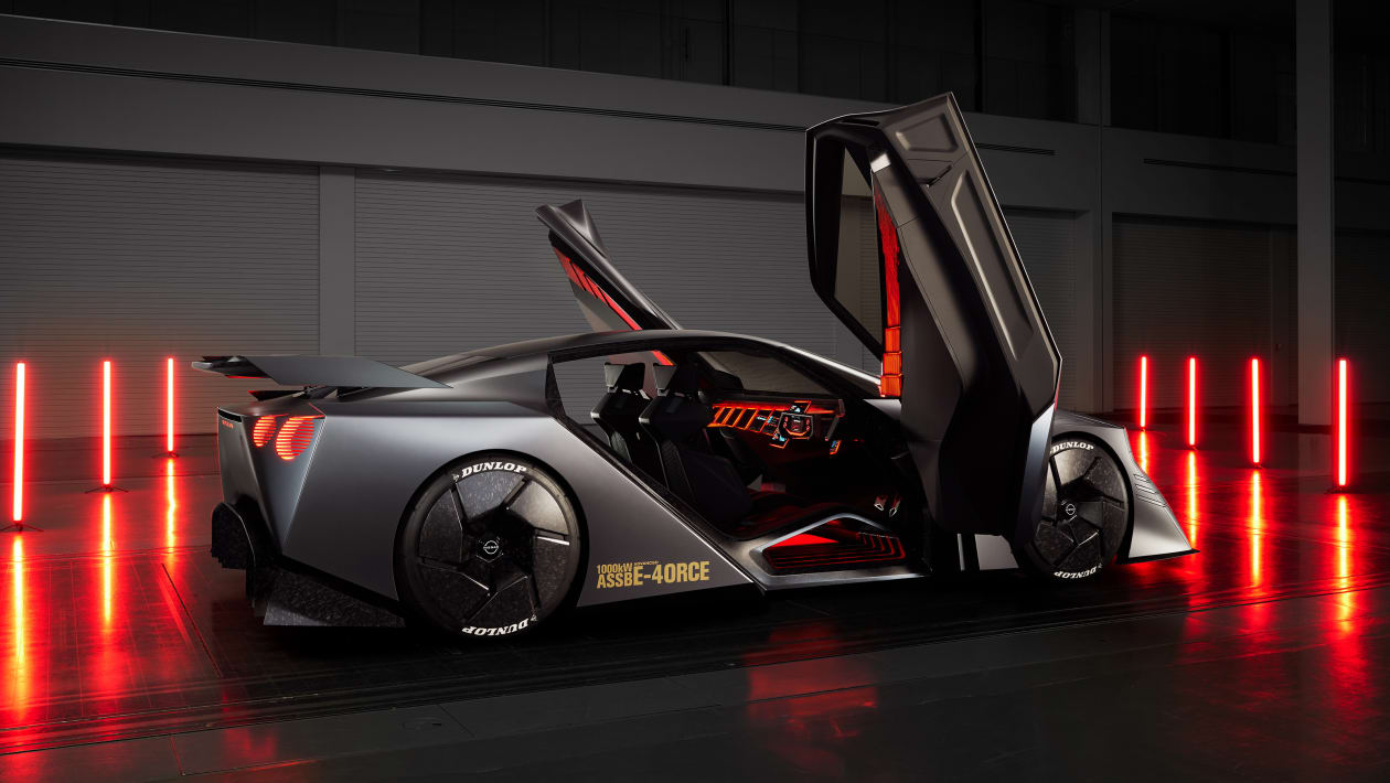 Nissan Hyper Force Concept - боковая статика (с открытыми дверями)