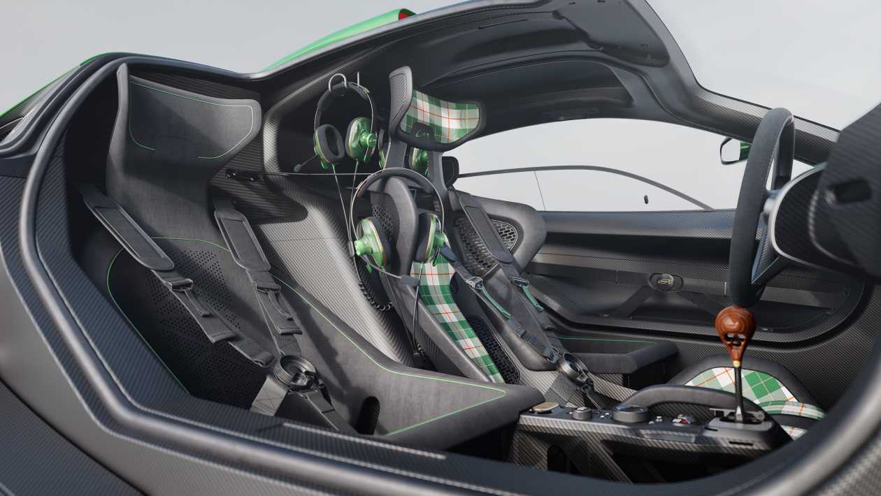 Зеленые сиденья GMA S1 LM