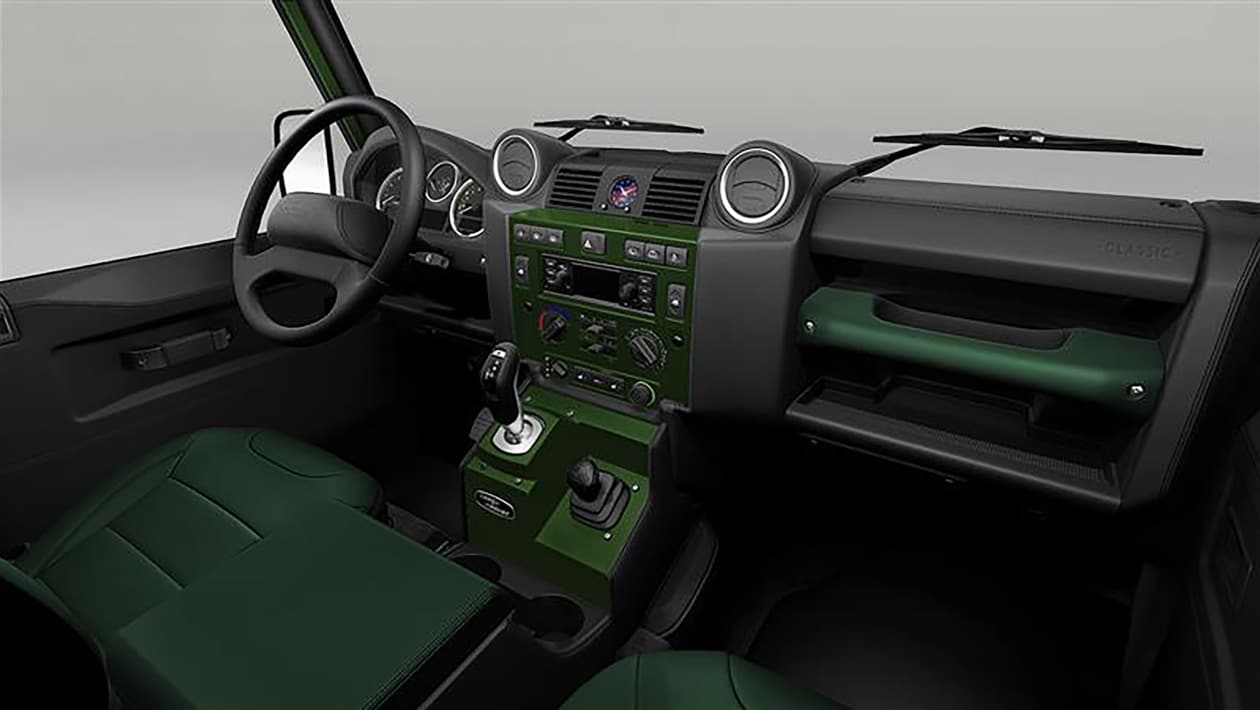 Интерьер Land Rover Defender Churchill Edition