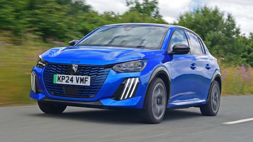 Peugeot E-208 - переднее следование