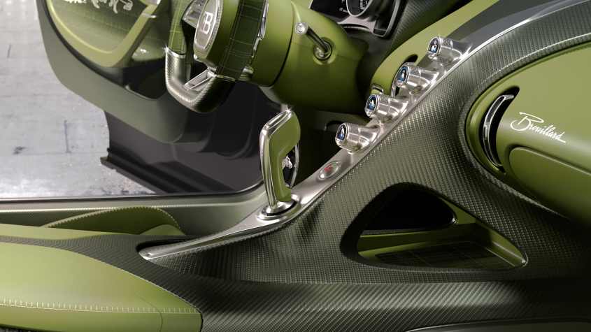 Bugatti Brouillard - лошадиная голова