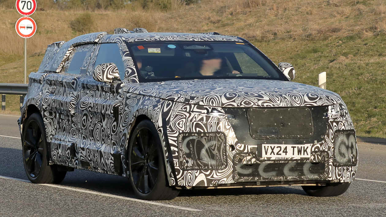 Range Rover Velar EV - шпионский снимок 1