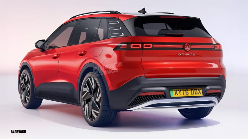 VW ID. Тигуан передний 3/4 Аварварии