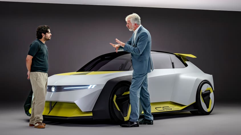 Концепт Vauxhall Corsa GSE Vision Gran Turismo Марк Эндрюс и Джордан Катсианис