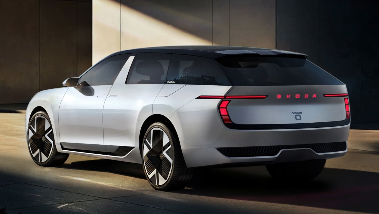 Skoda Vision O - сзади