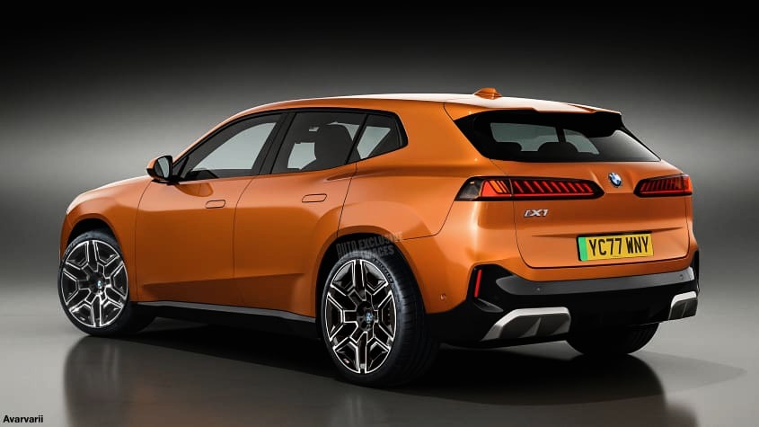 BMW X1 - задняя часть (водяной знак)