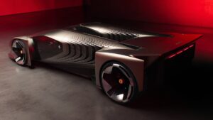 Ferrari F76 - задняя 3/4 студия.