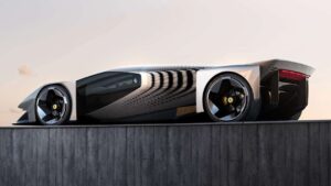 Ferrari F76 - задняя часть под углом наружу.