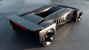 Ferrari F76 - задняя часть над головой.