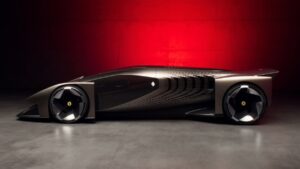 Ferrari F76 - боковой профиль.