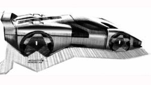 Ferrari SC40 - эскизный эскиз.