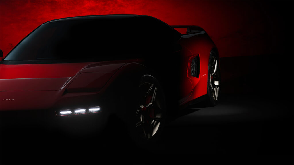 JAS PININFARINA - спереди под углом.