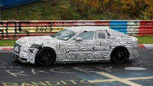 Тест-кар Jaguar Type GT купе испытательный автомобиль Jaguar Type GT.