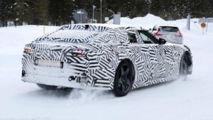 Jaguar Type 00 (камуфлированный) - задние 3/4 поворота.