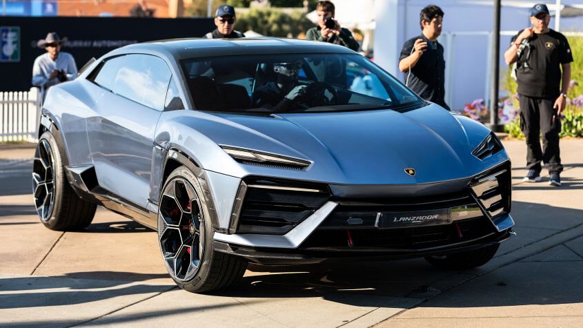Lamborghini откажется от электромобилей и сосредоточится на PHEV Lamborghini Lanzador на автомобильной неделе в Монтерее