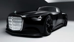 Новый концепт Mercedes Vision Iconic - передний фронт.