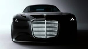 Новый концепт Mercedes Vision Iconic - полный передний фронт.