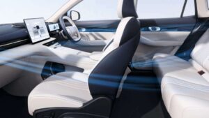 Geely EX5 - сиденья.