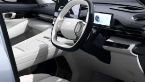 Geely EX5 - рулевое колесо.