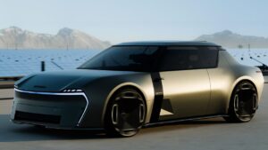 Skoda 1000 MBX четырехместный концепт-кар - передние 3/4-места.