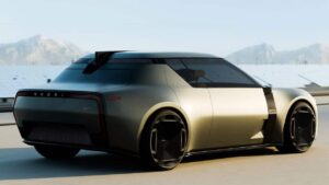 Skoda 1000 MBX четырехместный концепт-кар - задние 3/4