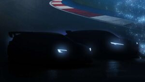 New Subaru Performance B and E-STI teaser - front