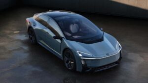 Toyota Corolla Concept - передняя часть сверху.