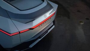 Toyota Corolla Concept - детали задней части автомобиля.