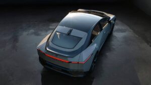 Toyota Corolla Concept - задняя часть выше задней части.