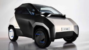 Toyota FT-Me - передняя статическая установка.