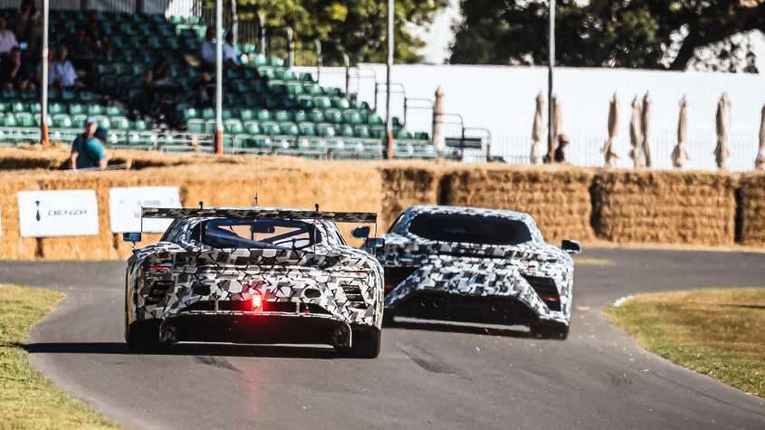 Toyota GT прототип Goodwood 2025 задняя часть