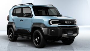 Toyota Land Cruiser FJ - передний синий цвет.