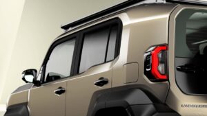 Toyota Land Cruiser FJ - задний профиль.