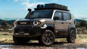 Toyota Land Cruiser FJ - передняя статическая.