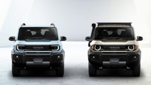 Toyota Land Cruiser FJ - полная передняя часть.